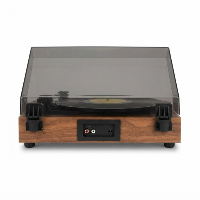 Retro Bluetooth 5.3 Record Player – 3-Speed Vinyl Turntable with Bluetooth Speaker