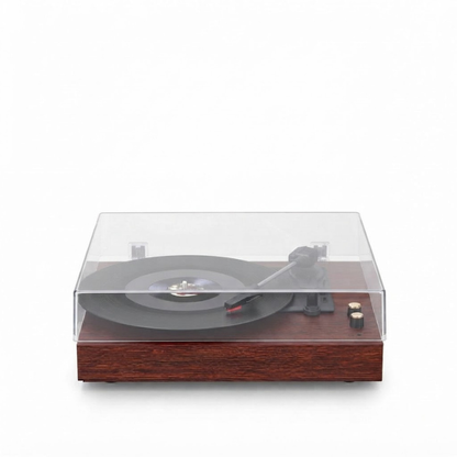 Retro Bluetooth Record Player – 3-Speed Vinyl Turntable with Speakers